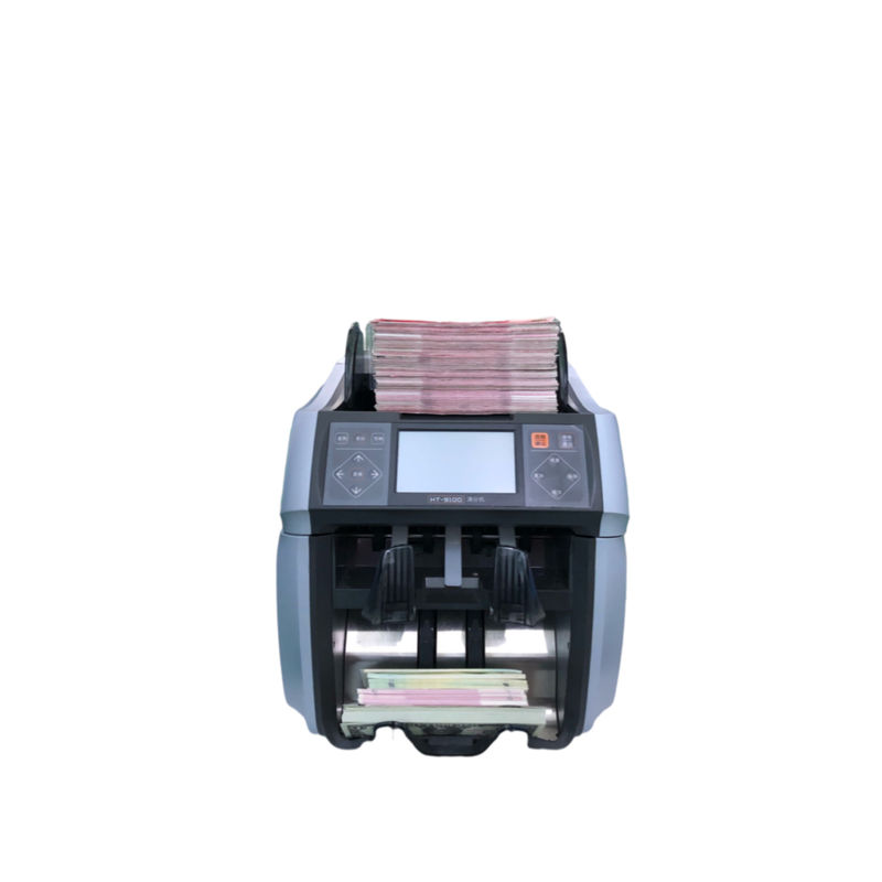Mix Counting Money Counter And Sorter With Improved Feeding Mechanism
