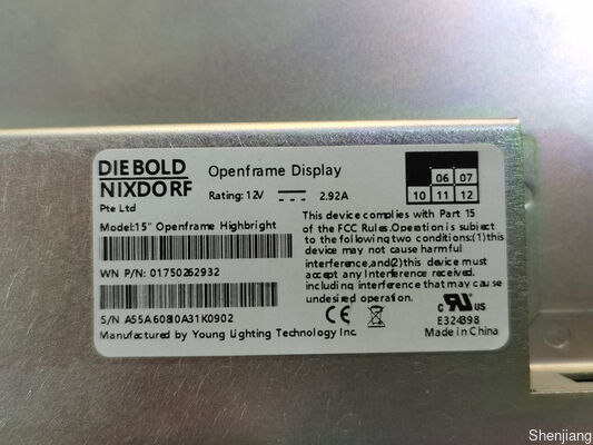 Wincor 1750242978 15-calowy LCD High Bright High Light 285 HB LCD BOX części zamienne do bankomatu