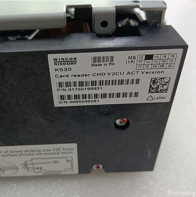 Automatyczny bankomat Bank Wincor Nixdorf Automatyczne części Hitachi-Omron V2CU-1JL-G81 Czytnik kart CHD V2CU ACT Wersja 01750199931 1750199931