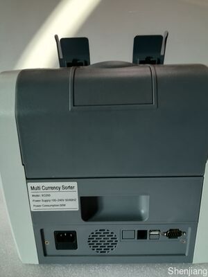 Sortownik wielowalutowy XC200 Kieszenie Maszyna do liczenia pieniędzy Wyświetlacz LED Tunelowe urządzenia sortujące