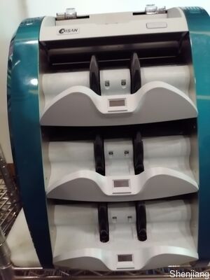 Maszyna do sortowania banknotów Kisan Detektor pieniądza Błękit z LED Smart K3 S16E01-3659