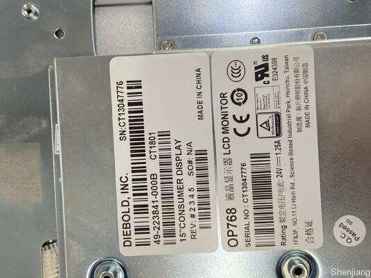 Nowe części Diebold ATN DB Części do bankomatów Diebold Wyświetlacz LCD 15 cali dla klienta 49-223841-000B 49223841000B