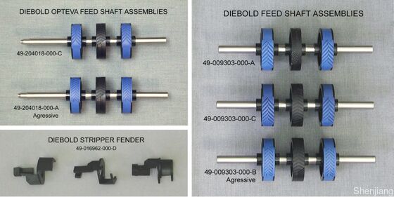 Nowe oryginalne części do bankomatów Diebold Diebold Opteva 2.0 Wał podający 49204018000d 49-204018-000d Guma