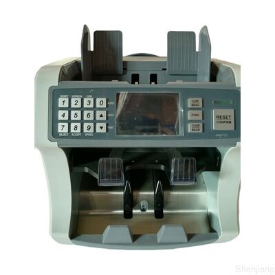 Sortownik wielowalutowy XC200 Kieszenie Maszyna do liczenia pieniędzy Wyświetlacz LED Tunelowe urządzenia sortujące