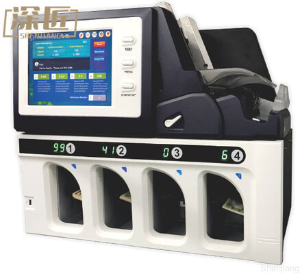 Shenjiang Multi Currency 4 + 1 Sorter banknotów Fitness Sorter banknotów Maszyna do sortowania gotówki